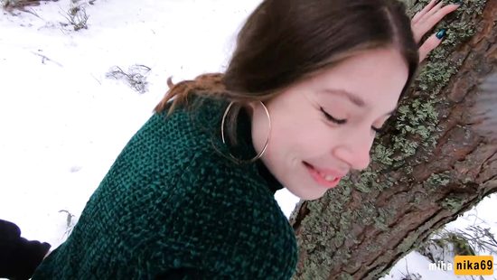Зимний лес - отличное место для уникального перепиха