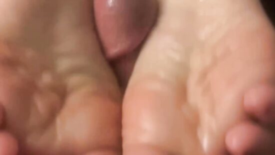 footjob at home